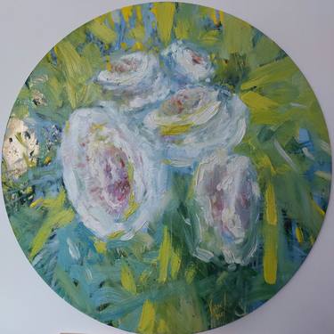 Original Expressionism Floral Paintings by Liubomyr Khudiak