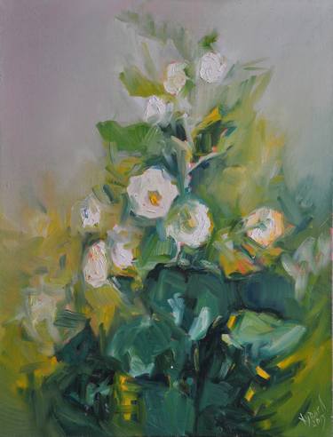 Print of Floral Paintings by Liubomyr Khudiak