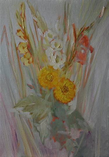 Original Floral Paintings by Liubomyr Khudiak