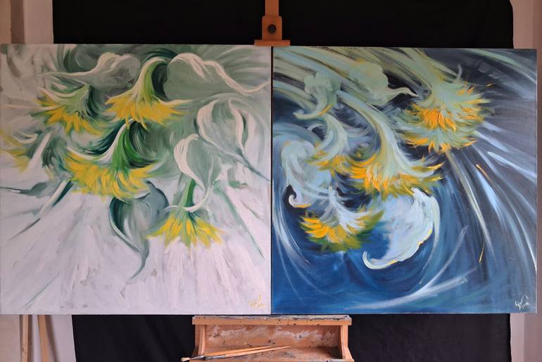 Original Other Floral Painting by Liubomyr Khudiak