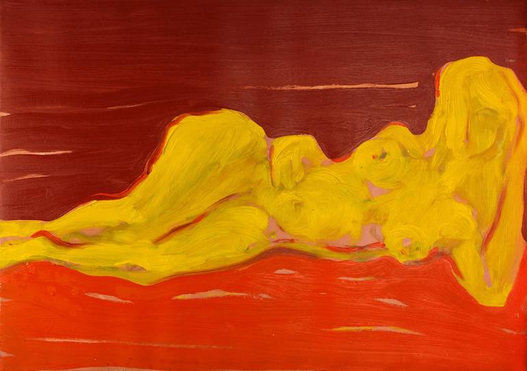 Print of Figurative Erotic Paintings by Liubomyr Khudiak