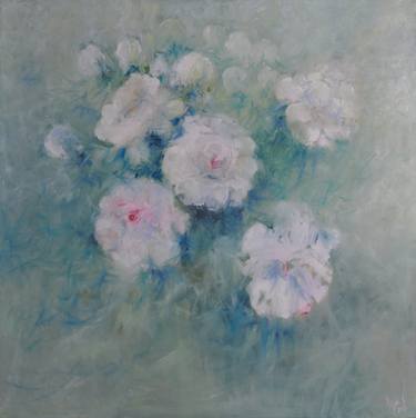 Original Fine Art Floral Paintings by Liubomyr Khudiak