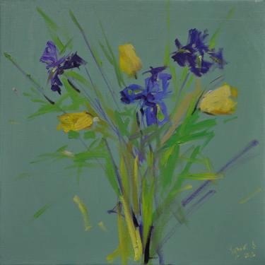 Print of Fine Art Floral Paintings by Liubomyr Khudiak