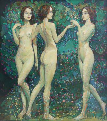Original Women Paintings by VAIYA Novosibirsk Gallery of Contemporary Art