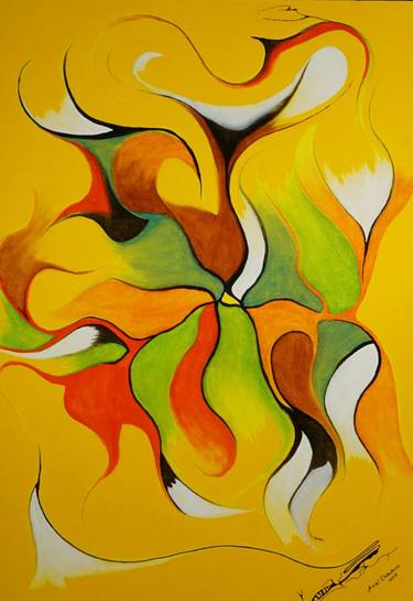 Original Abstract Paintings by Ariel Chavarro Avila