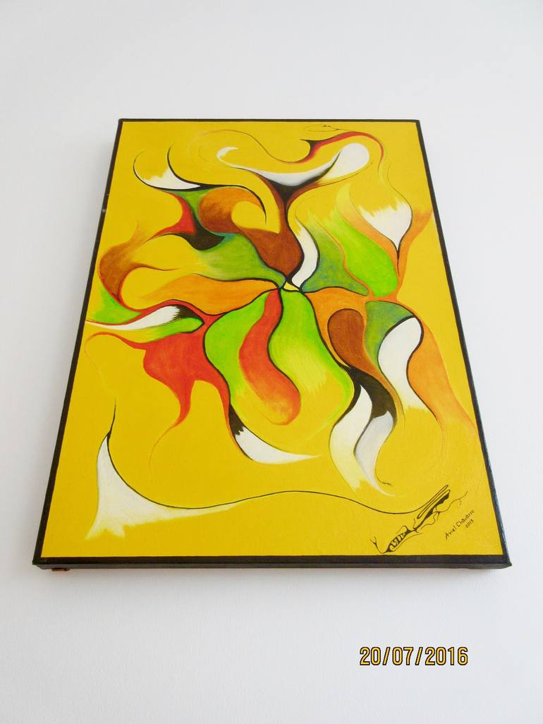 Original Abstract Painting by Ariel Chavarro Avila