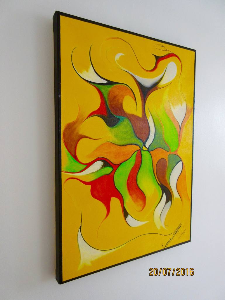 Original Abstract Painting by Ariel Chavarro Avila