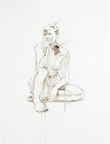 Paulius Juška "Figure Sketch V"/ Limited Edition Print (10) thumb