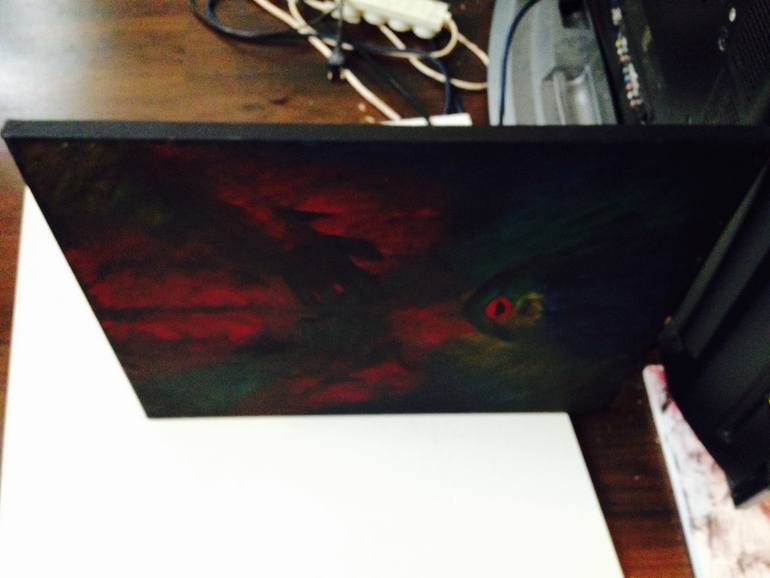 Original Abstract Expressionism Women Painting by Dessie Sutej