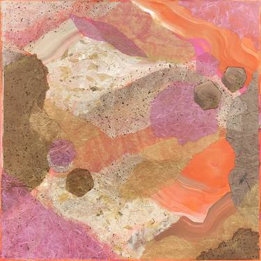 Original Abstract Collage by Heidi Lewis Coleman