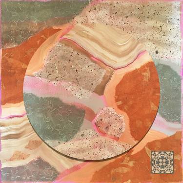 Original Abstract Collage by Heidi Lewis Coleman