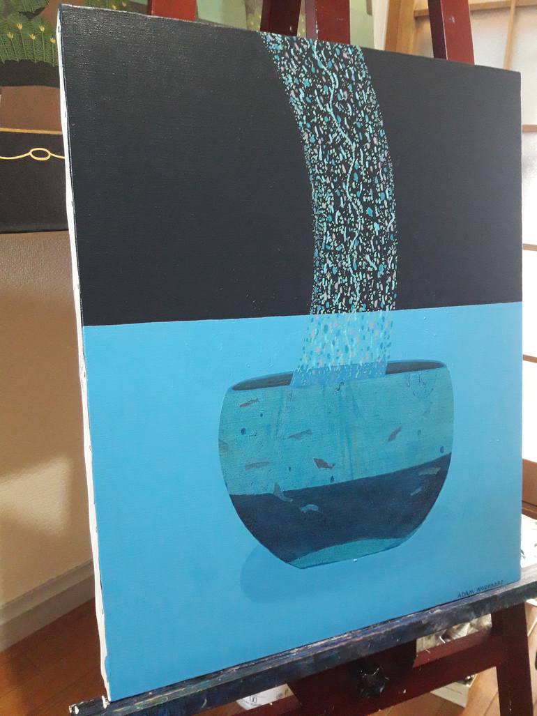 Original Conceptual Landscape Painting by Adam Norgaard