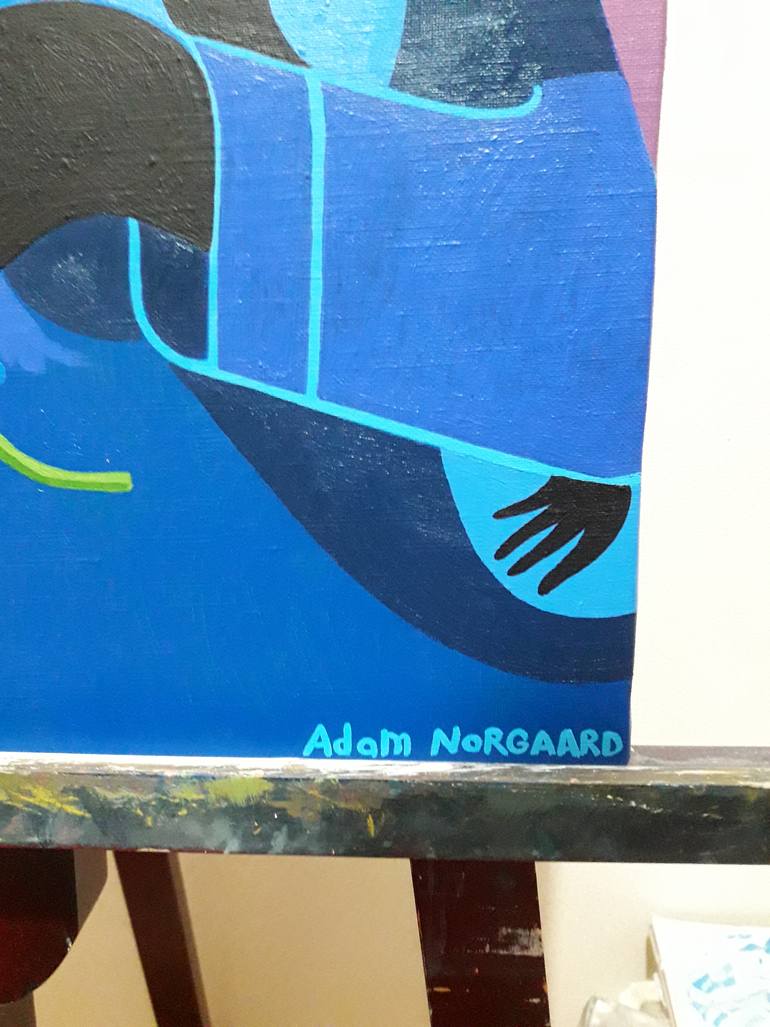 Original Contemporary Abstract Painting by Adam Norgaard