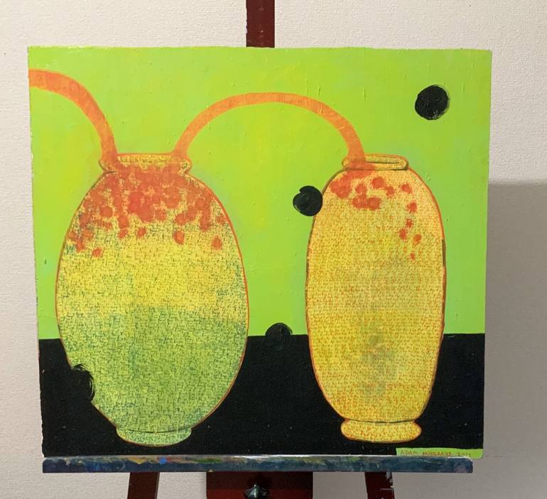 Original Conceptual Abstract Painting by Adam Norgaard