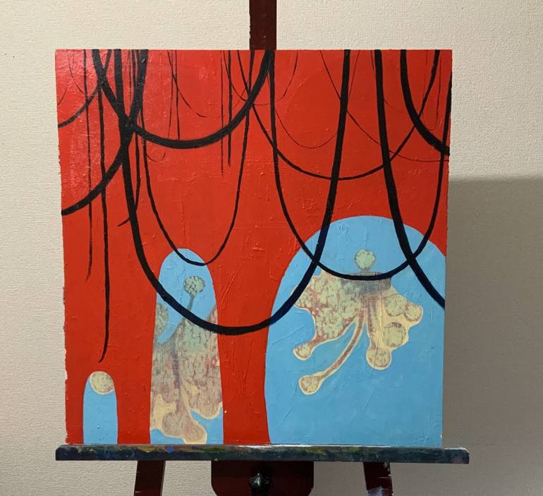 Original Conceptual Abstract Painting by Adam Norgaard