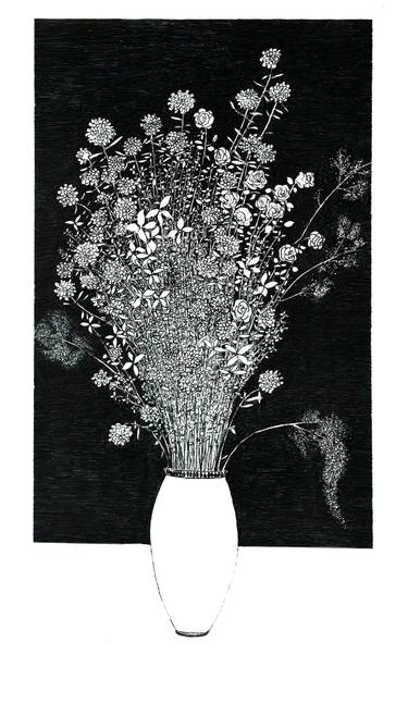 Print of Floral Drawings by Adam Norgaard