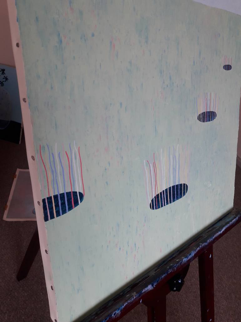 Original Conceptual Landscape Painting by Adam Norgaard