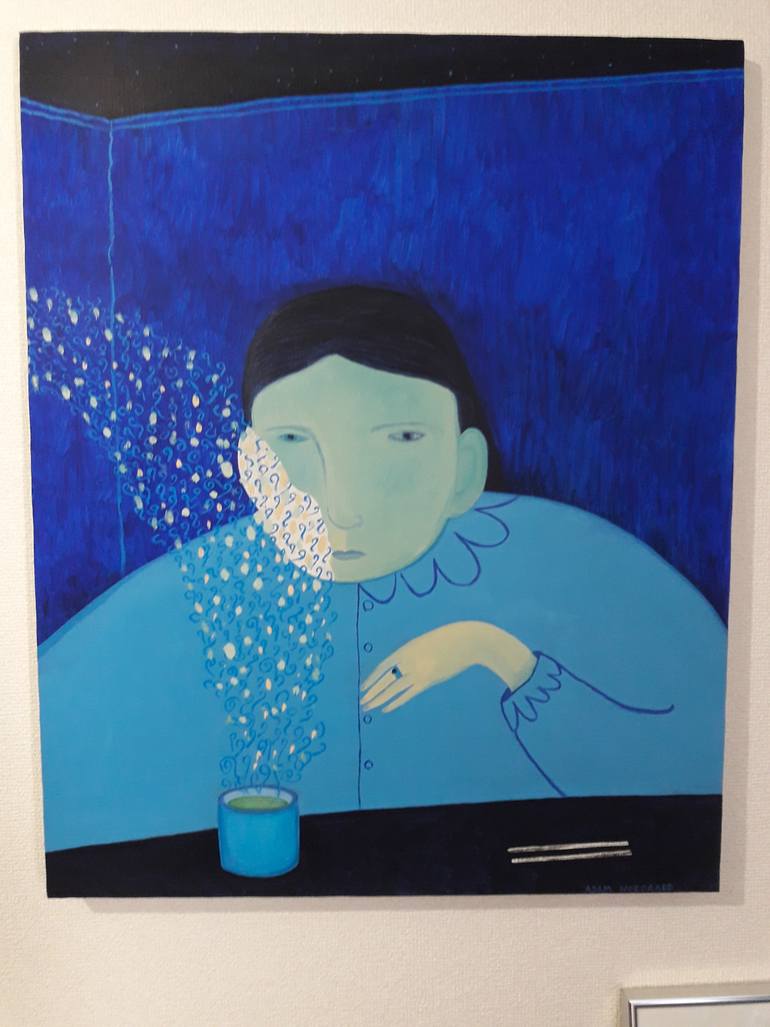 Original Portraiture People Painting by Adam Norgaard