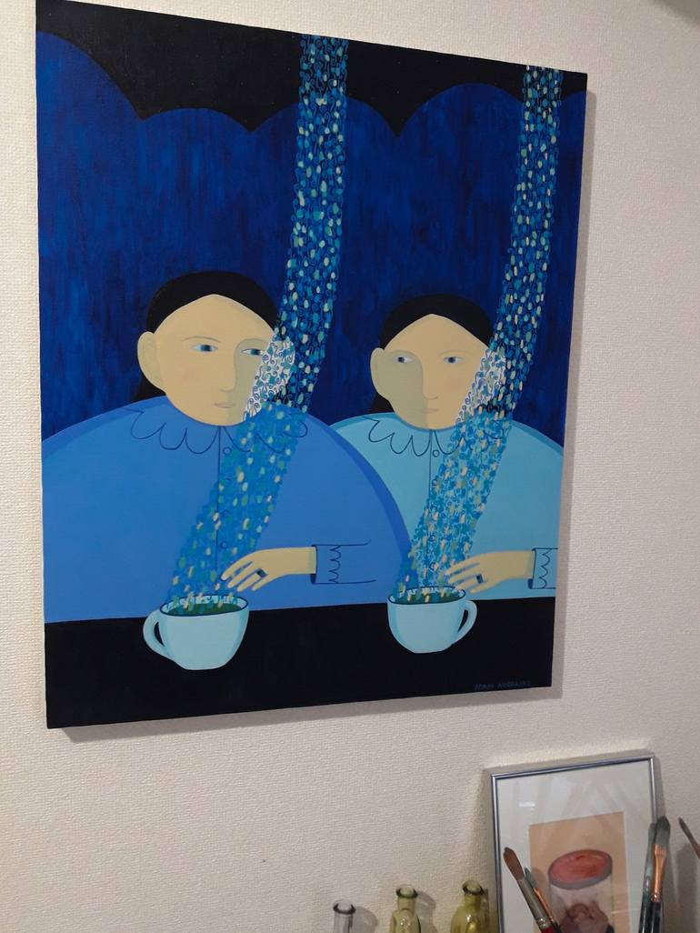 Original Portraiture People Painting by Adam Norgaard