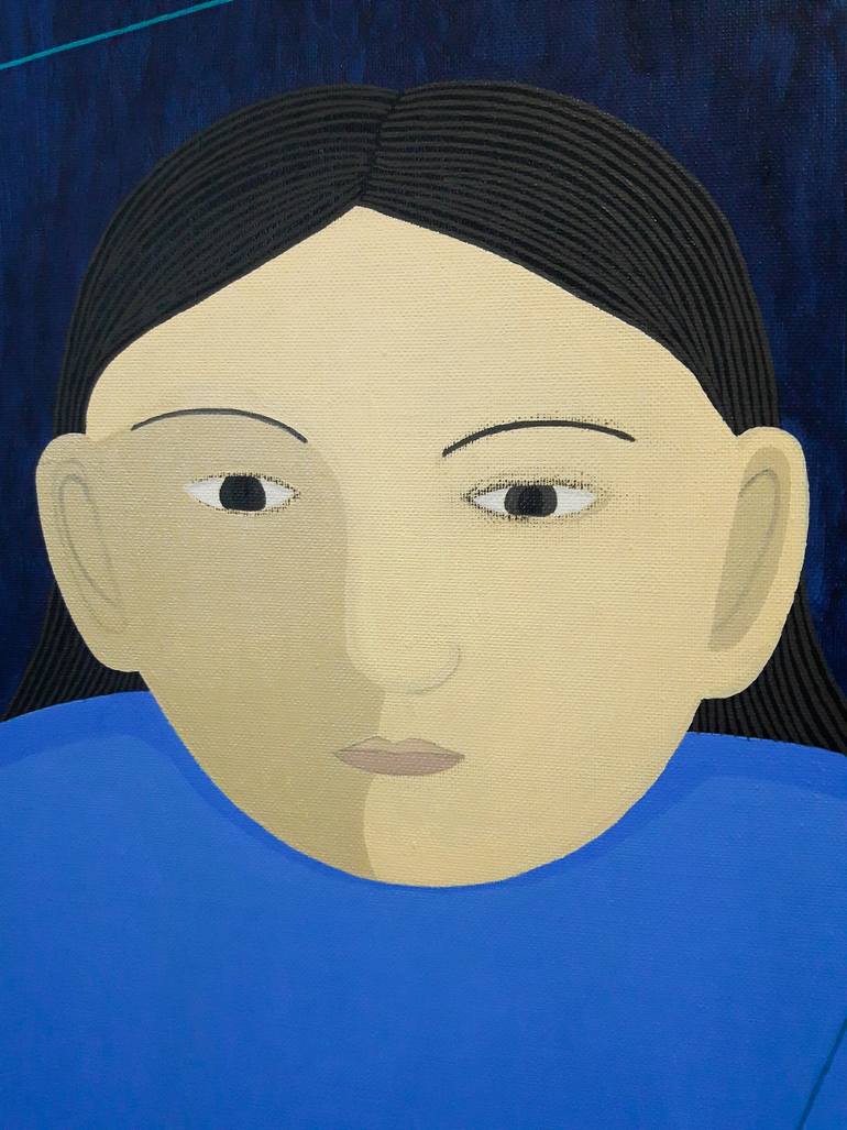 Original Portraiture People Painting by Adam Norgaard