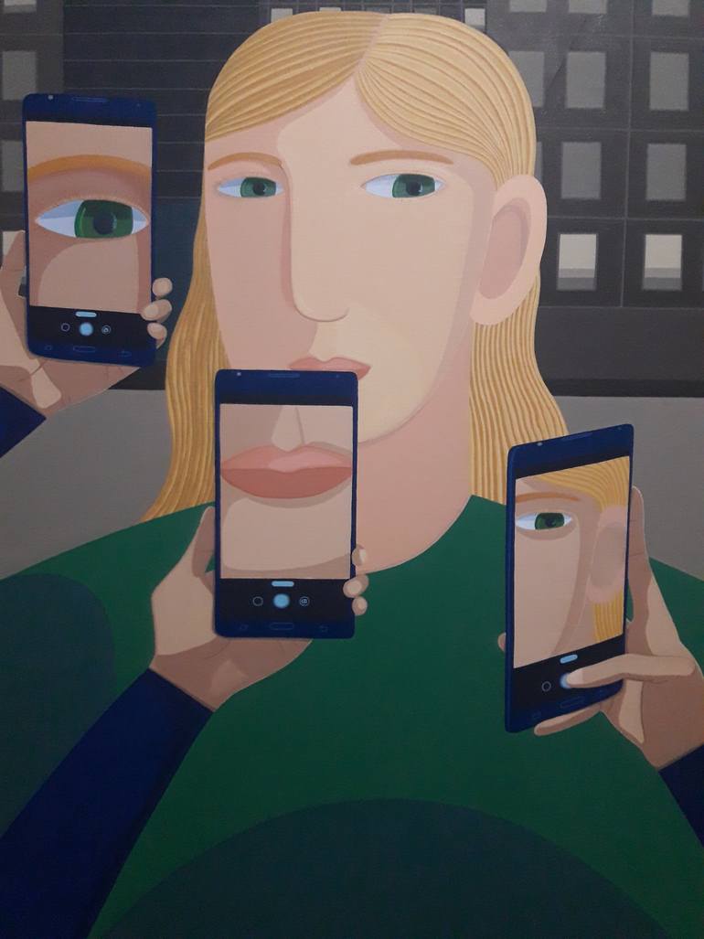 Original Contemporary People Painting by Adam Norgaard