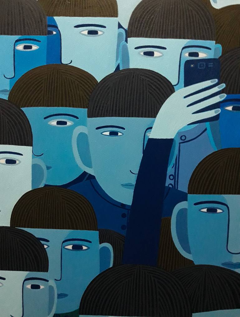 Original Contemporary People Painting by Adam Norgaard