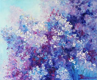 Original Impressionism Floral Paintings by Kate Ilushkina