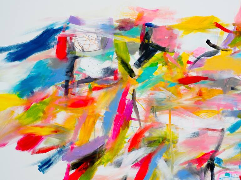 Original Abstract Expressionism Abstract Painting by Franko Tencic