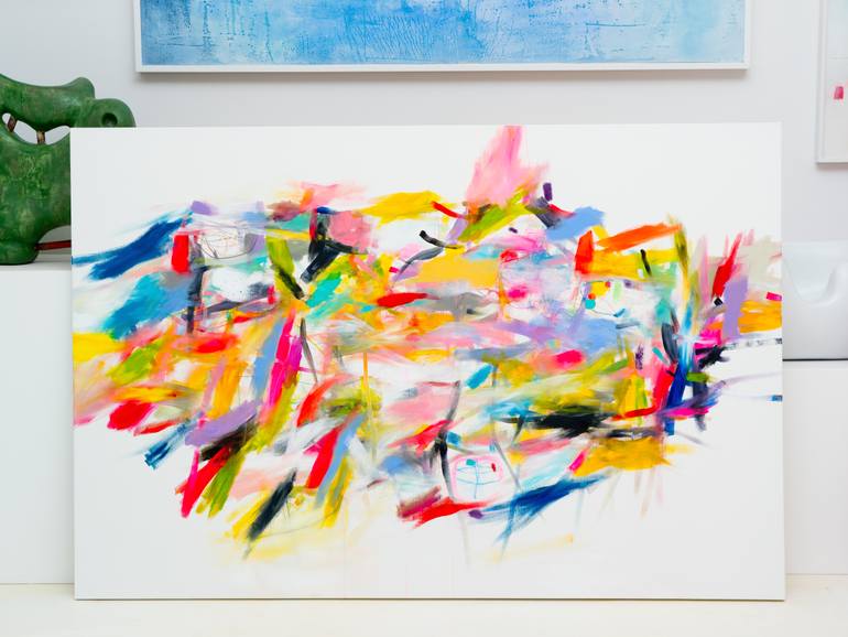 Original Abstract Expressionism Abstract Painting by Franko Tencic