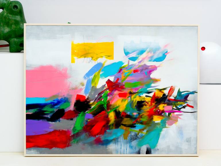 Original Abstract Expressionism Abstract Painting by Franko Tencic