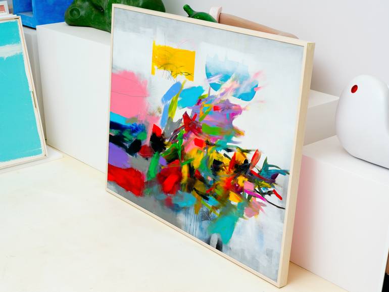 Original Abstract Expressionism Abstract Painting by Franko Tencic