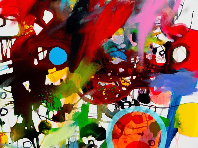 Original Abstract Expressionism Abstract Painting by Franko Tencic