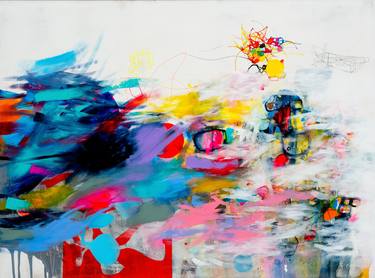 Original Abstract Expressionism Abstract Paintings by Franko Tencic