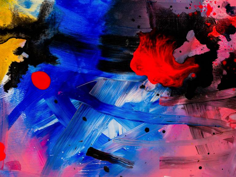 Original Abstract Expressionism Abstract Painting by Franko Tencic