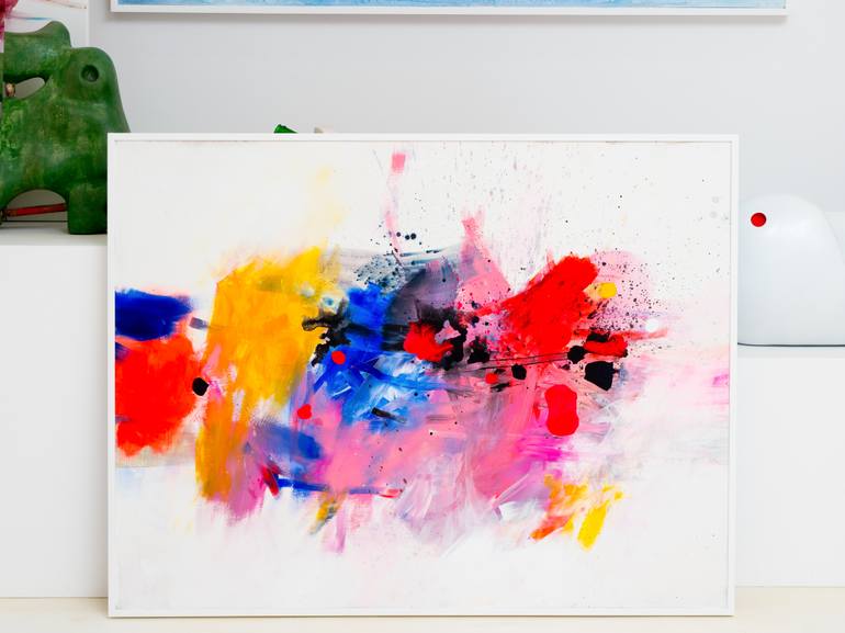 Original Abstract Expressionism Abstract Painting by Franko Tencic
