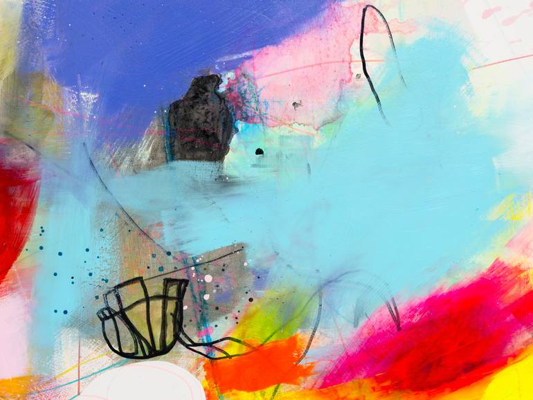Original Abstract Expressionism Abstract Painting by Franko Tencic
