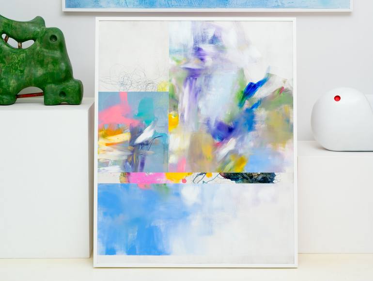 Original Modernism Abstract Painting by Franko Tencic