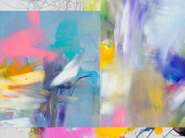 Original Modernism Abstract Painting by Franko Tencic