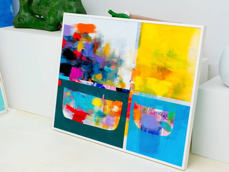 Original Modernism Abstract Painting by Franko Tencic