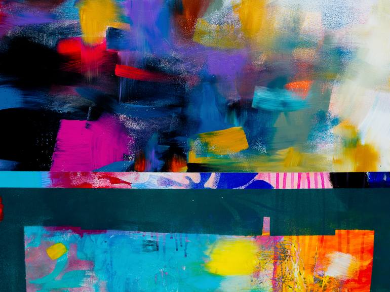 Original Modernism Abstract Painting by Franko Tencic