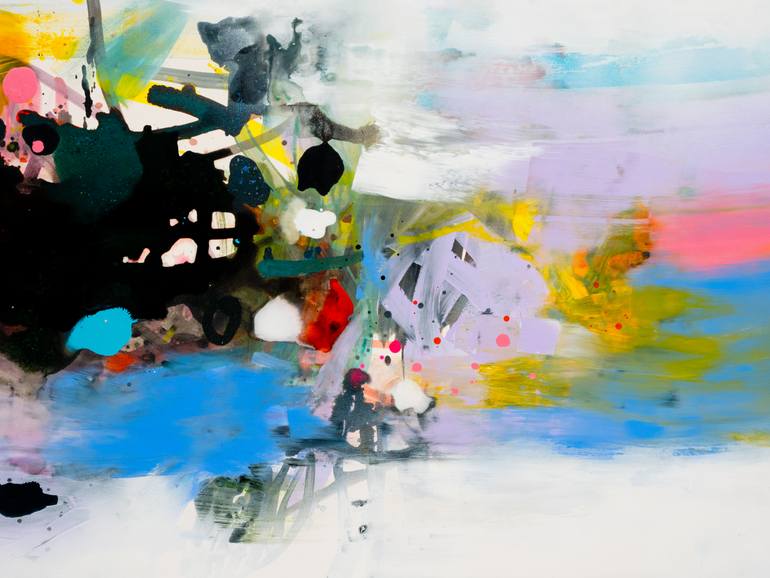 Original Abstract Expressionism Abstract Painting by Franko Tencic