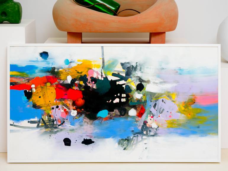 Original Abstract Expressionism Abstract Painting by Franko Tencic