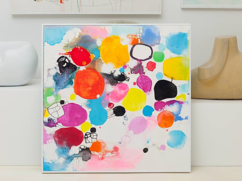 Original Modernism Abstract Painting by Franko Tencic