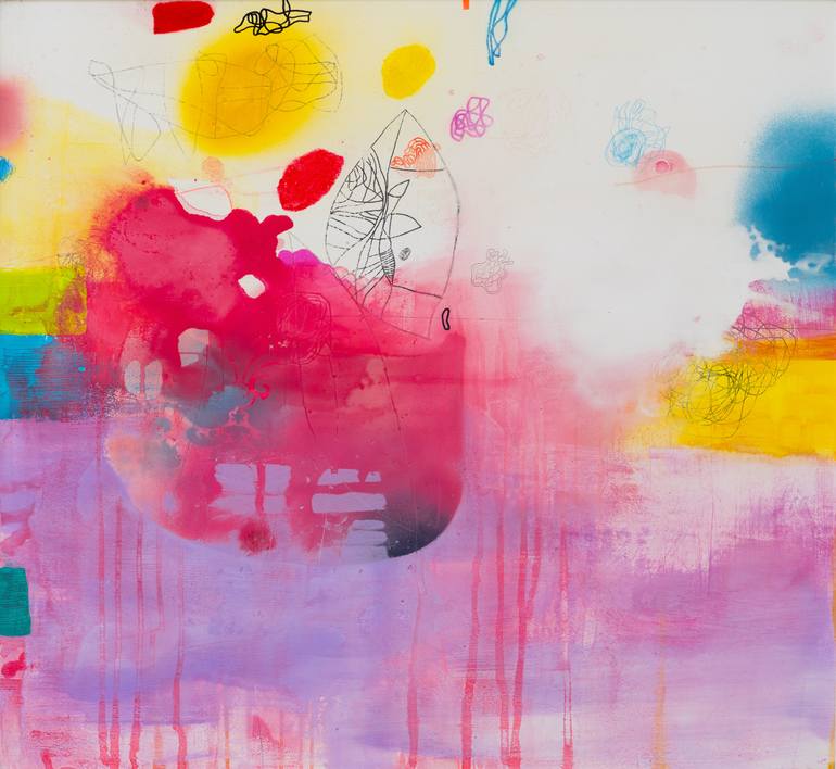 Original Modernism Abstract Painting by Franko Tencic