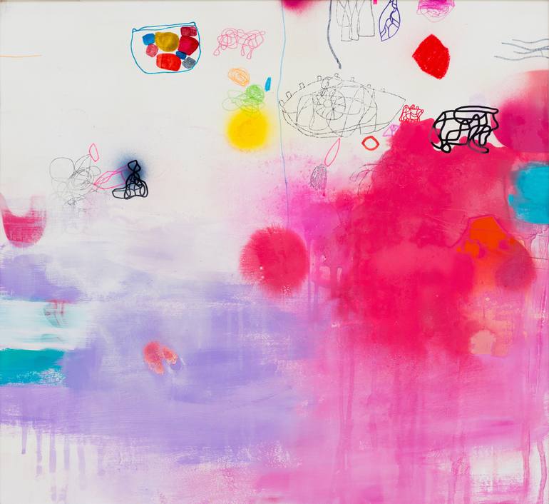 Original Modernism Abstract Painting by Franko Tencic