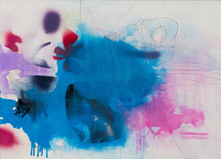 Original Modernism Abstract Painting by Franko Tencic