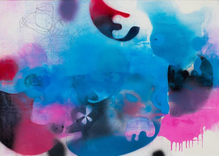 Original Modernism Abstract Painting by Franko Tencic