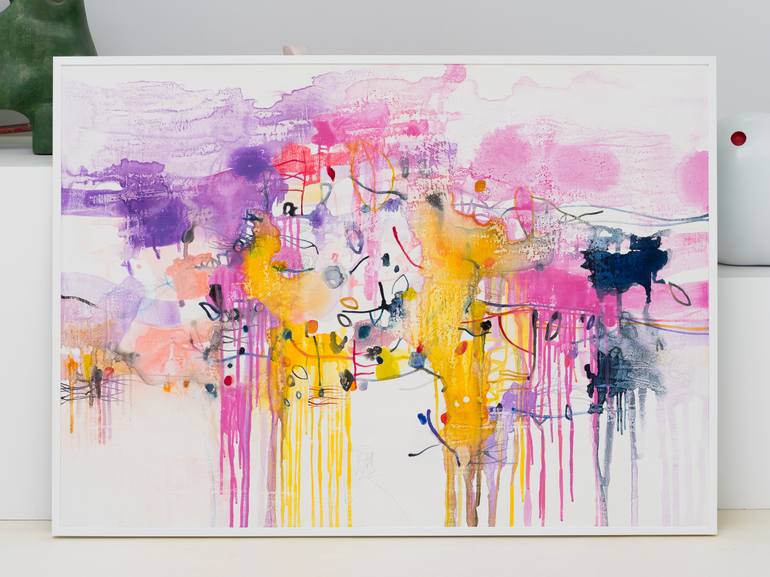 Original Abstract Expressionism Abstract Painting by Franko Tencic