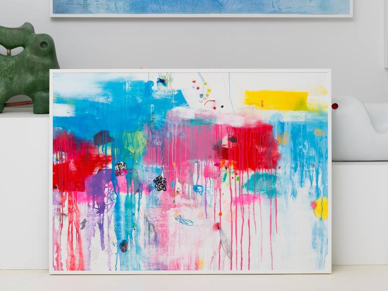 Original Abstract Expressionism Abstract Painting by Franko Tencic