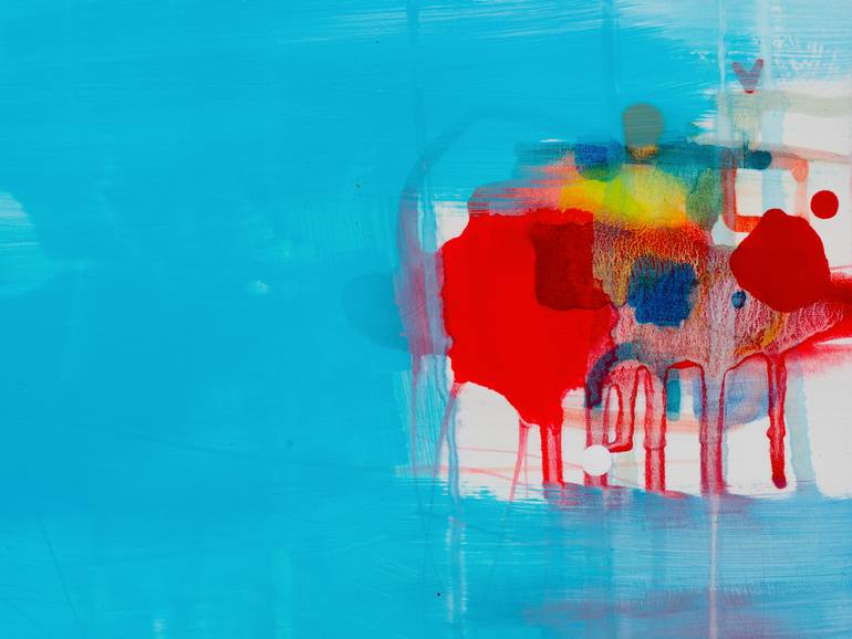 Original Modernism Abstract Painting by Franko Tencic